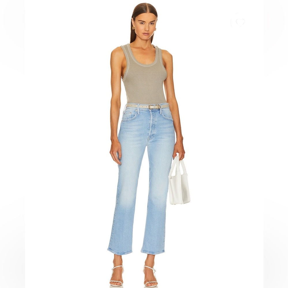 MOTHER The Tripper High Rise Ankle Flare Jeans